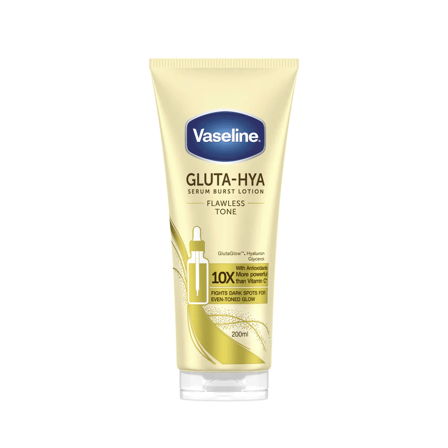 Vaseline Gluta-Hya Flawless Glow Serum Burst Lotion 200ml