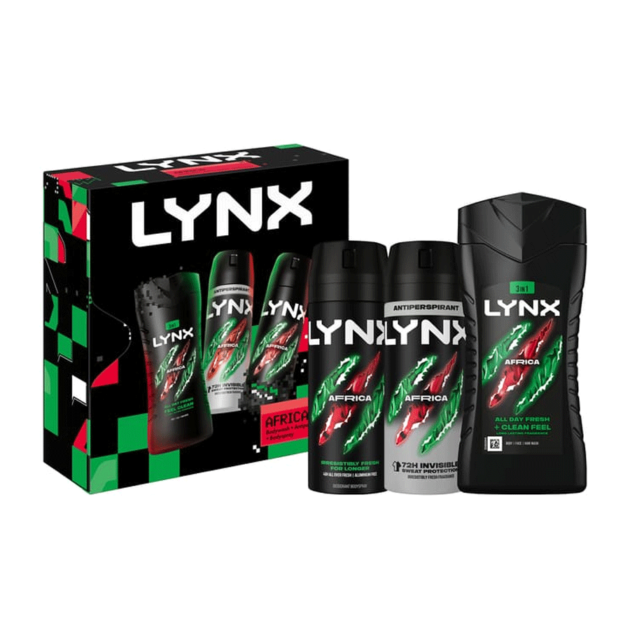 Lynx Trio Africa Gift Set