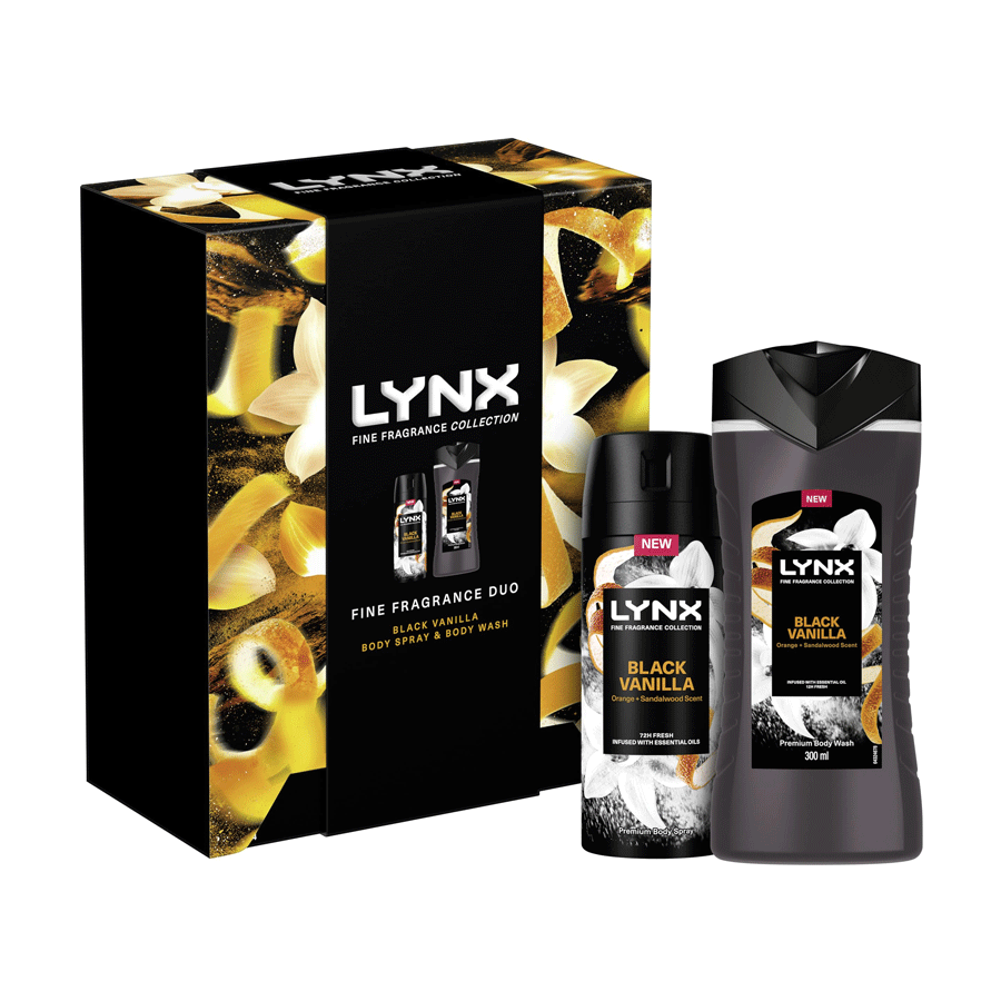 Lynx Fine Fragrance Black Vanilla Gift Set