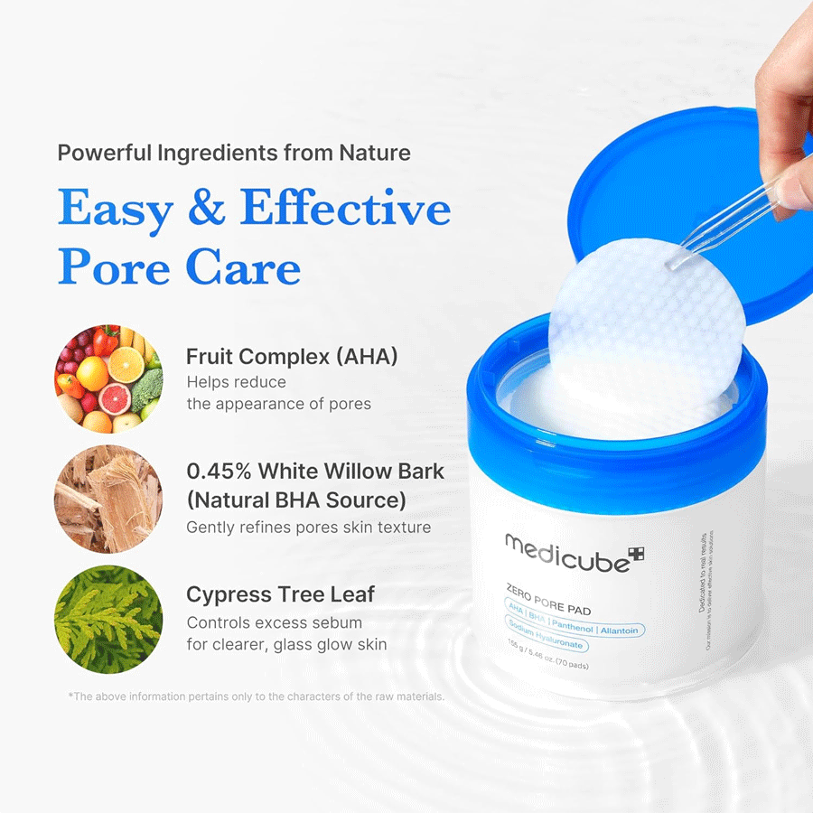 Medicube Zero Pore Pad 2.0 155g (70 Pack)