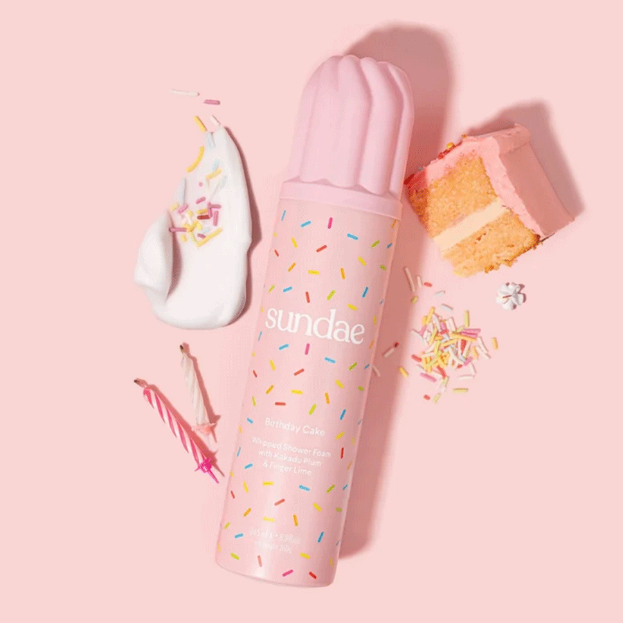 Sundae Whipped Shower Foam Birthday Cake 265ml