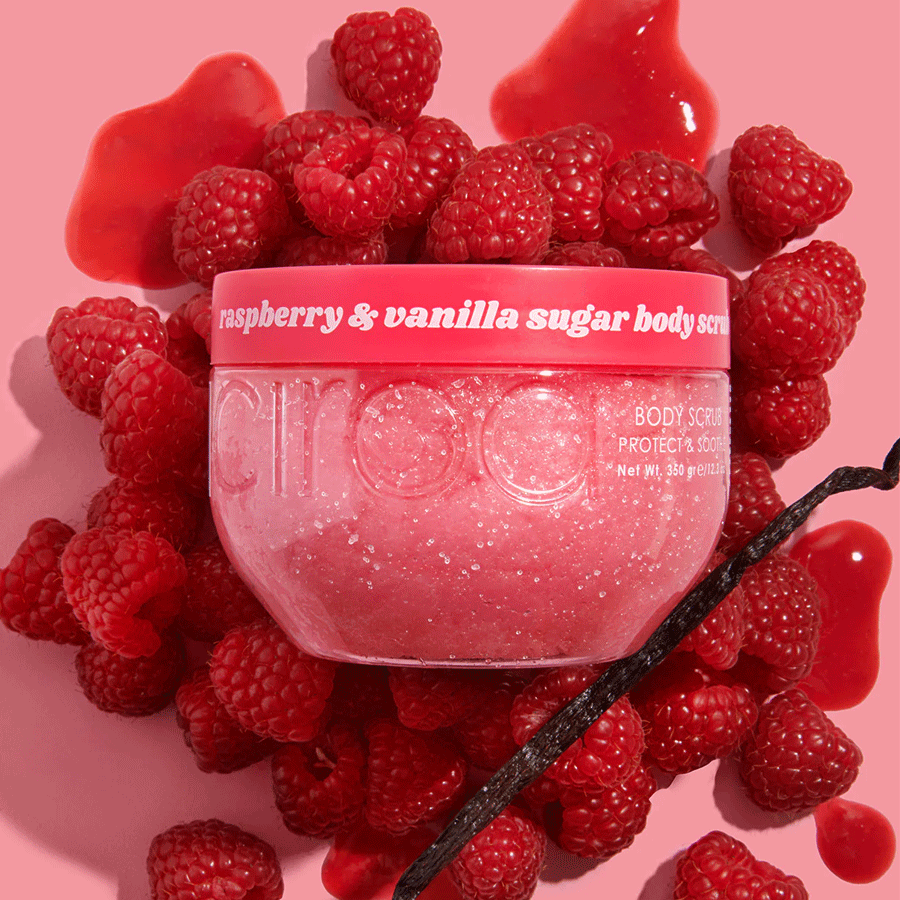 Ciroa Raspberry & Vanilla Body Scrub 350g