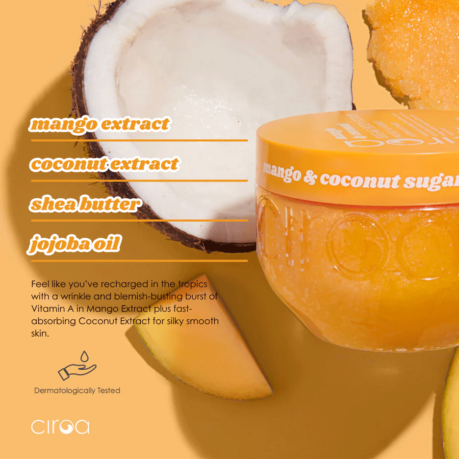 Ciroa Mango & Coconut Body Scrub 350g