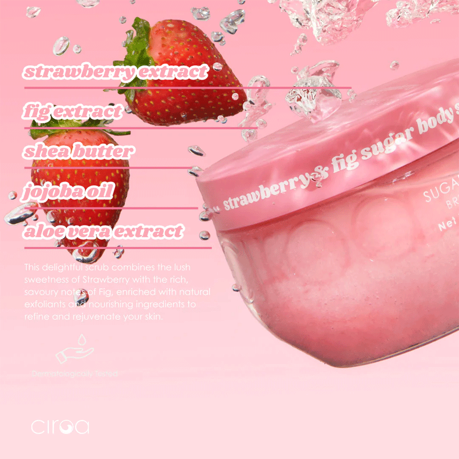 Ciroa Strawberry & Fig Body Scrub 350g