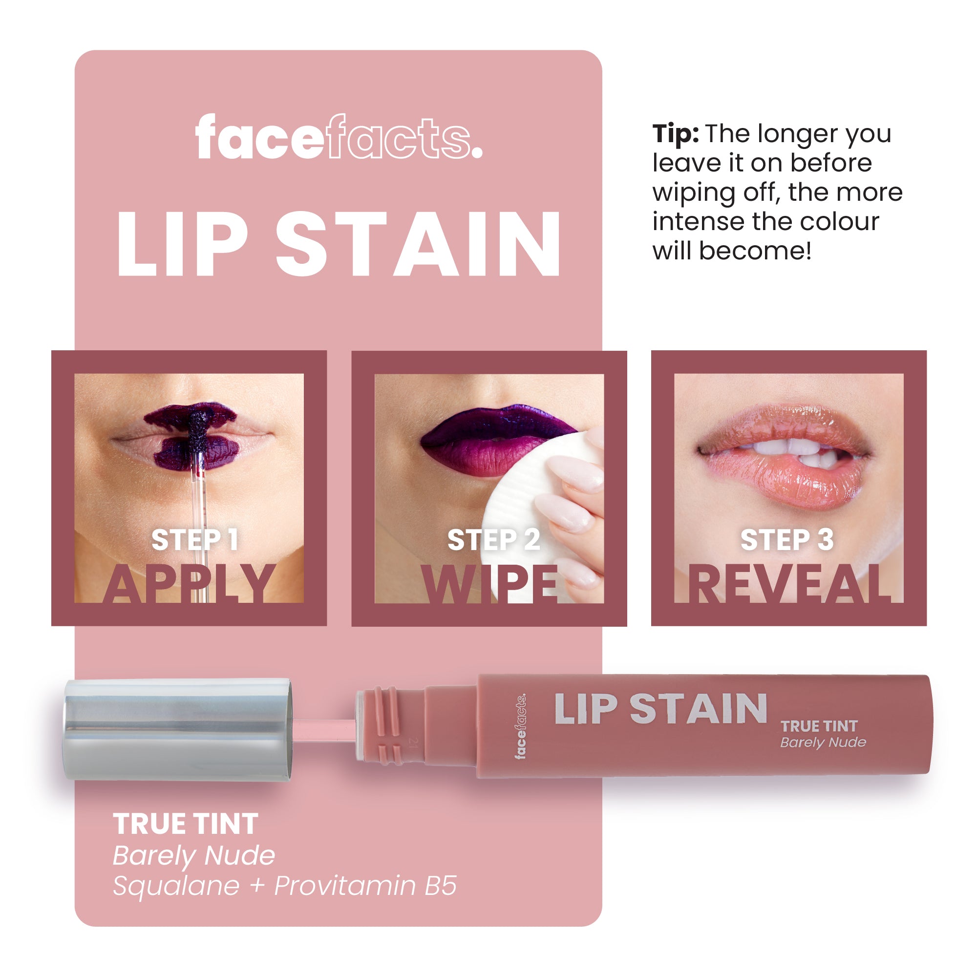 Face Facts Lip Stain (Various Shades)