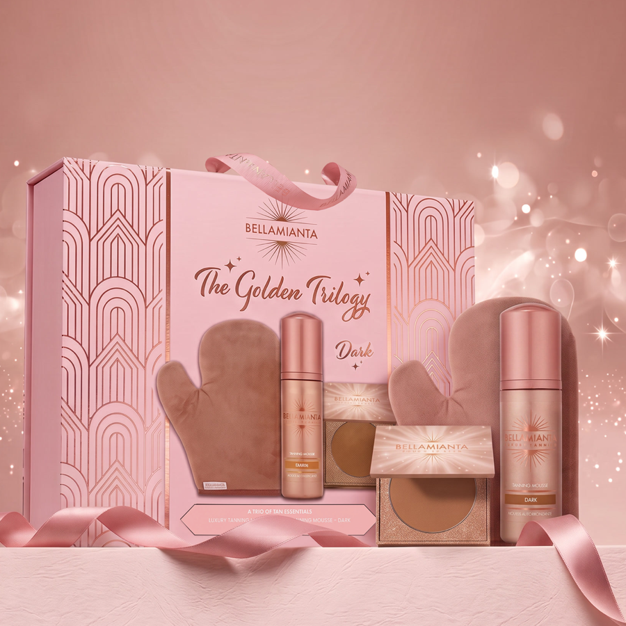 Bellamianta The Golden Trilogy Tan & Bronzer Gift Set (Dark)