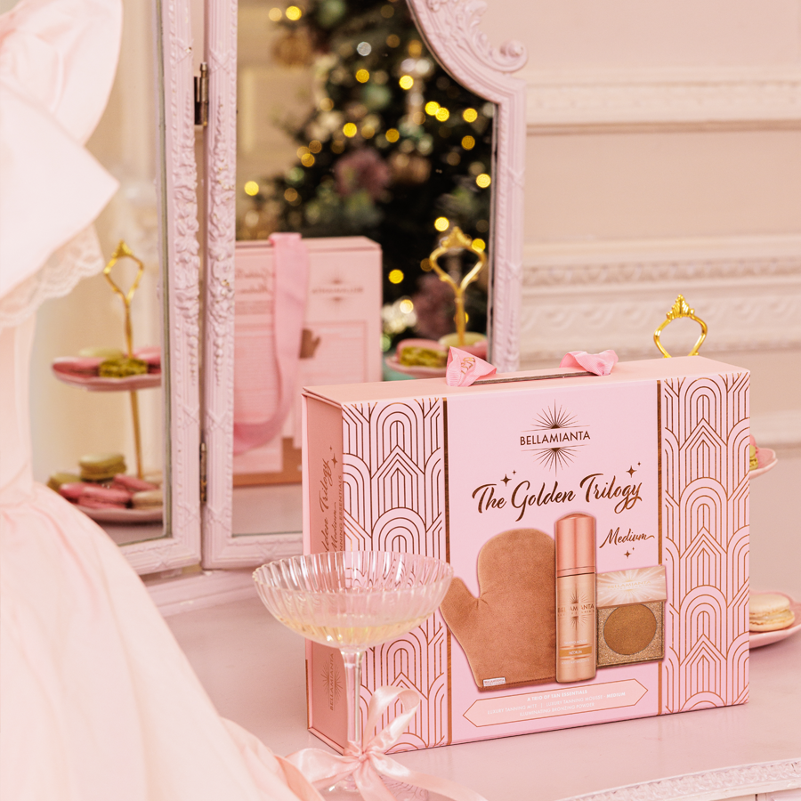 Bellamianta The Golden Trilogy Tan & Bronzer Gift Set (Medium)