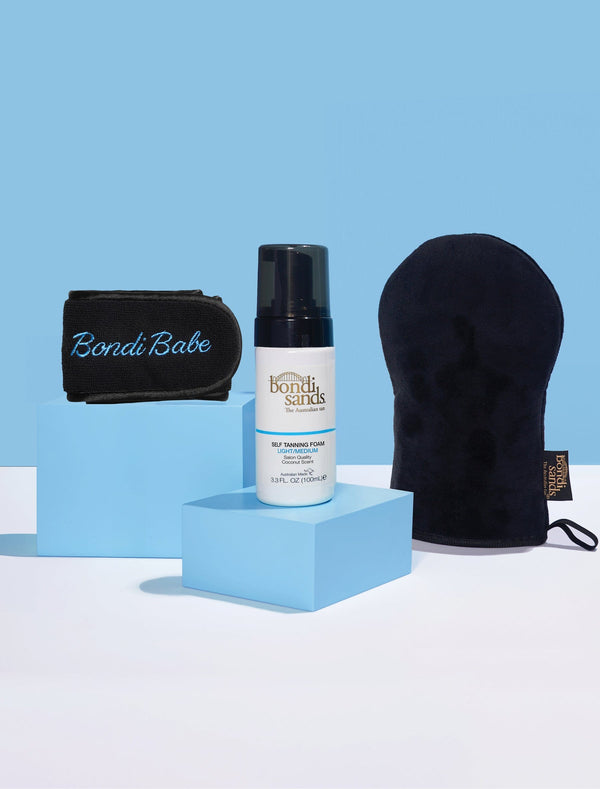 Bondi Sands Get Glowing Starter Kit: Light/Medium (3 Piece Set)