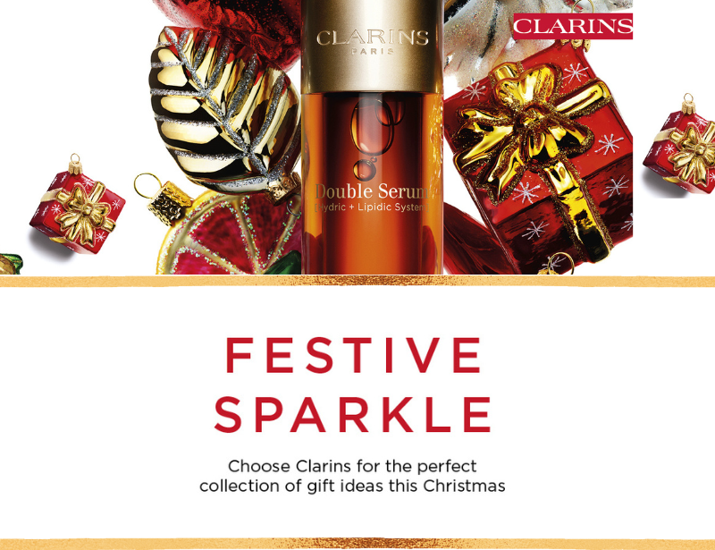 Finding the perfect gift is a piece of (Christmas) cake with the fabulous Clarins Collection!