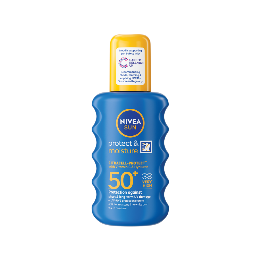 


      
      
        
        

        

          
          
          

          
            Nivea
          

          
        
      

   

    
 Nivea SUN Protect & Moisture Sun Cream Spray SPF50+ 200ml - Price