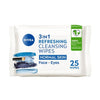 


      
      
        
        

        

          
          
          

          
            Nivea
          

          
        
      

   

    
 Nivea Biodegradable Cleansing Face Wipes Normal Skin (25 Pack) - Price