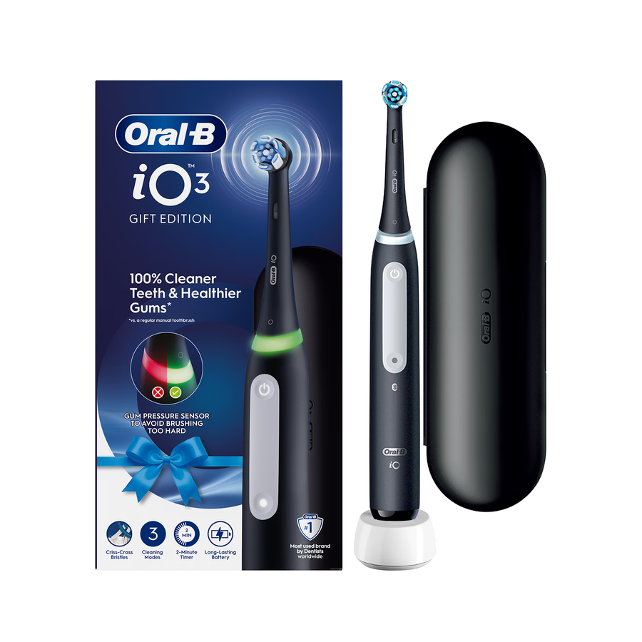 Oral-B iO3 Black Electric Toothbrush Gift Edition