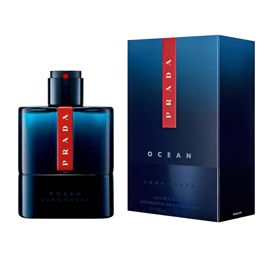 Prada Luna Rossa Ocean Eau de Toilette For Men (Various Sizes)