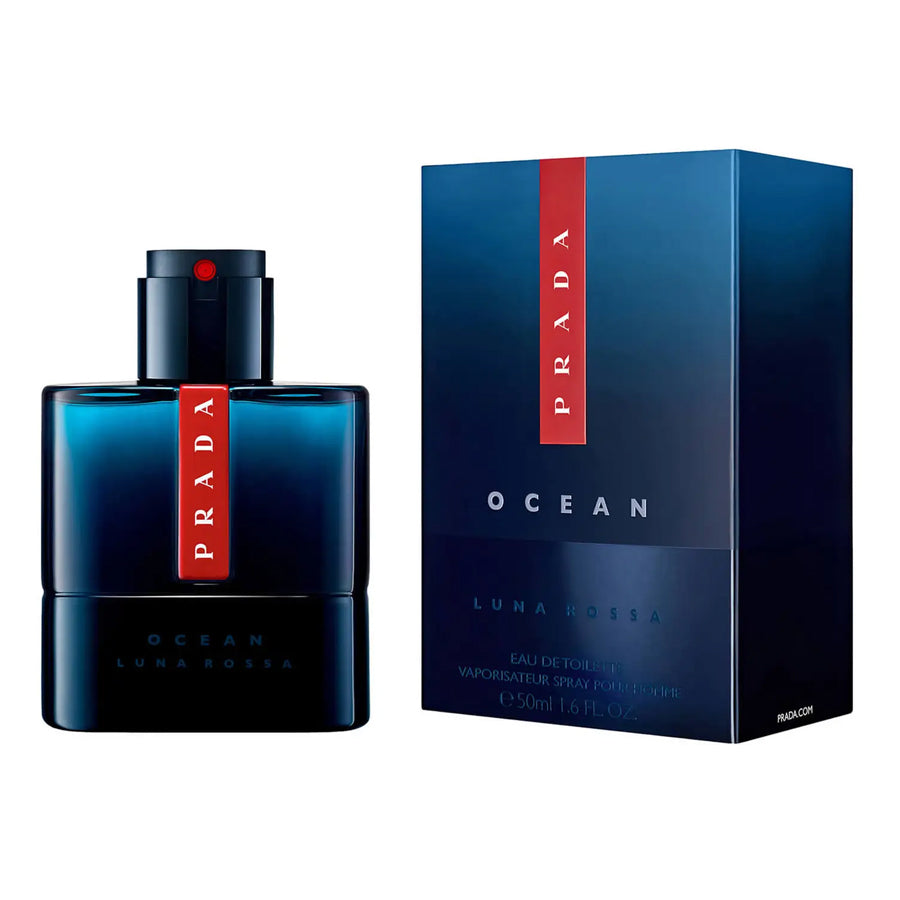 Prada Luna Rossa Ocean Eau de Toilette For Men (Various Sizes)