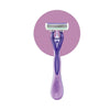 Wilkinson Sword My Intuition Quattro Smooth Violet Bloom Razors (3 Pack)