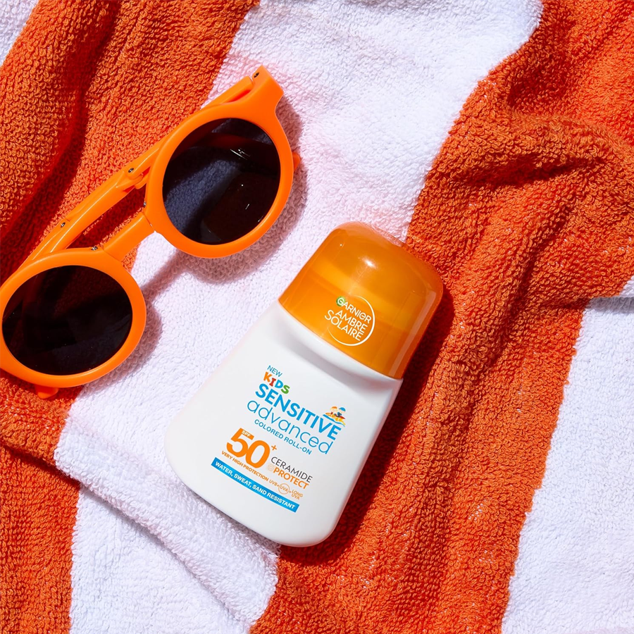 Ambre Solaire Kids Sensitive Advanced Coloured Roll-On SPF 50+ 50ml