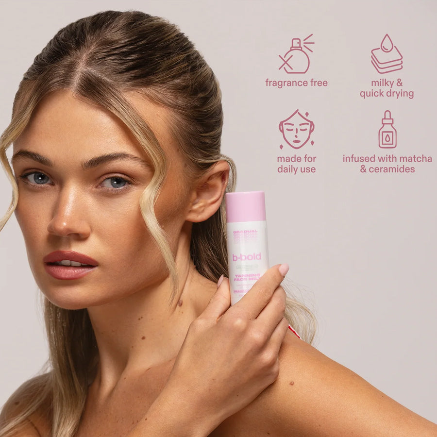 b.bold Matcha Tanning Face Milk 50ml