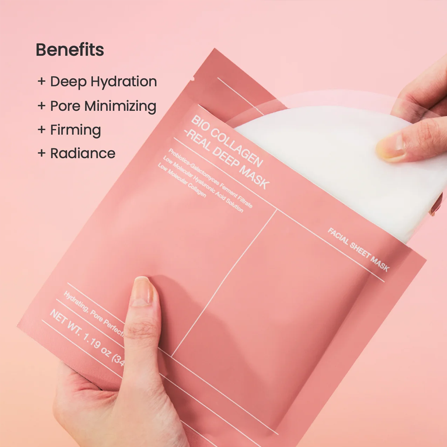 Biodance Bio Collagen-Real Deep Facial Sheet Mask (4 Masks)