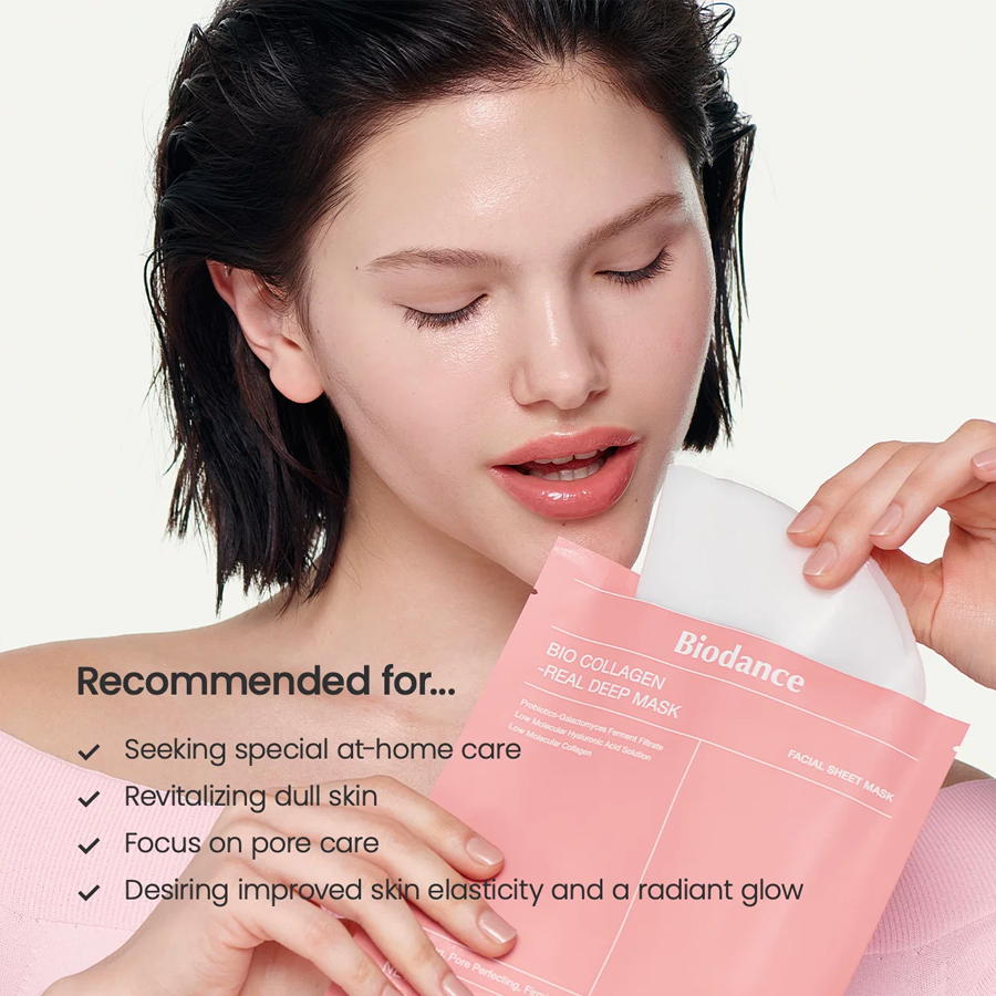 Biodance Bio Collagen-Real Deep Facial Sheet Mask (4 Masks)