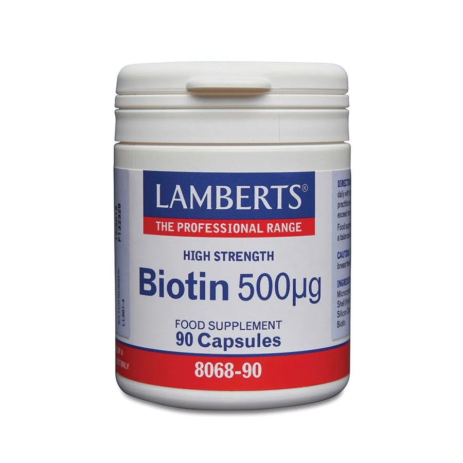 Lamberts High Strength Biotin 500µg (90 Capsules)