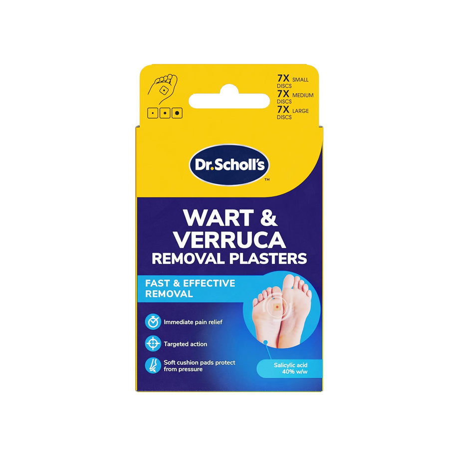 Dr. Scholl's Wart & Verruca Removal Plasters (Contains 21 Plasters)