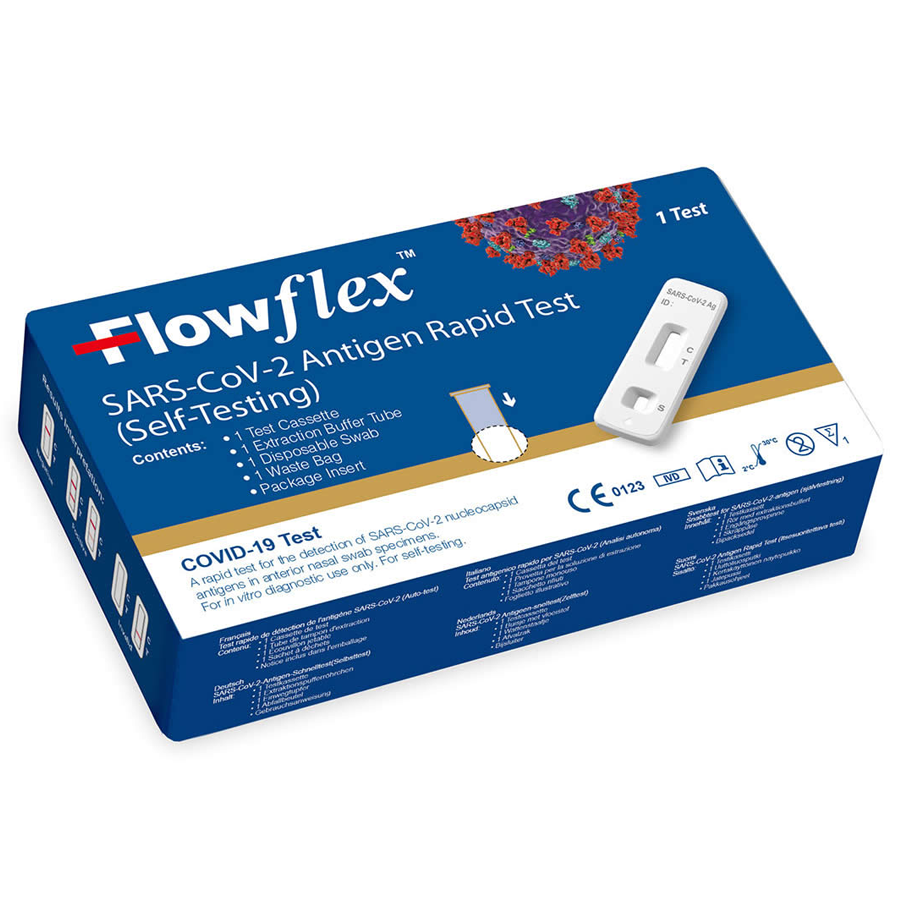 Flowflex COVID-19 Test - SARS-COV-2 Antigen Rapid Test (1 Test ...