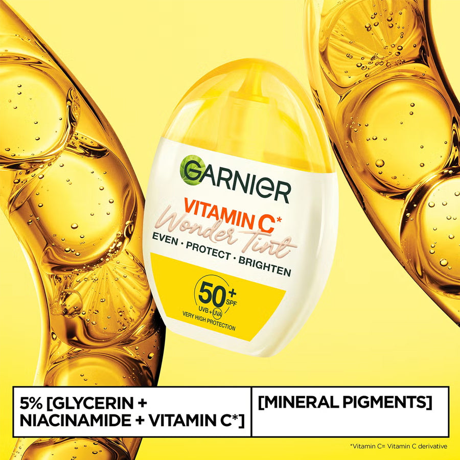 Garnier Wonder Tint All-In-1 Tinted Fluid (Various Shades) 40ml