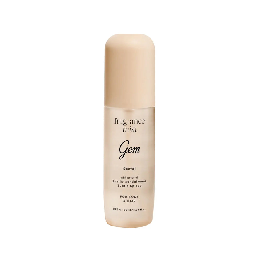 Gem Hair & Body Fragrance Mist: Santal 90ml