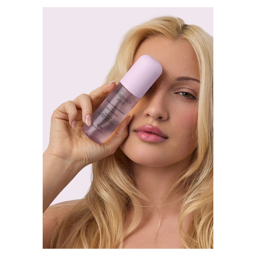 Gem Hair & Body Fragrance Mist: Vanilla & Macadamia 90ml
