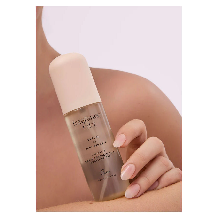 Gem Hair & Body Fragrance Mist: Santal 90ml