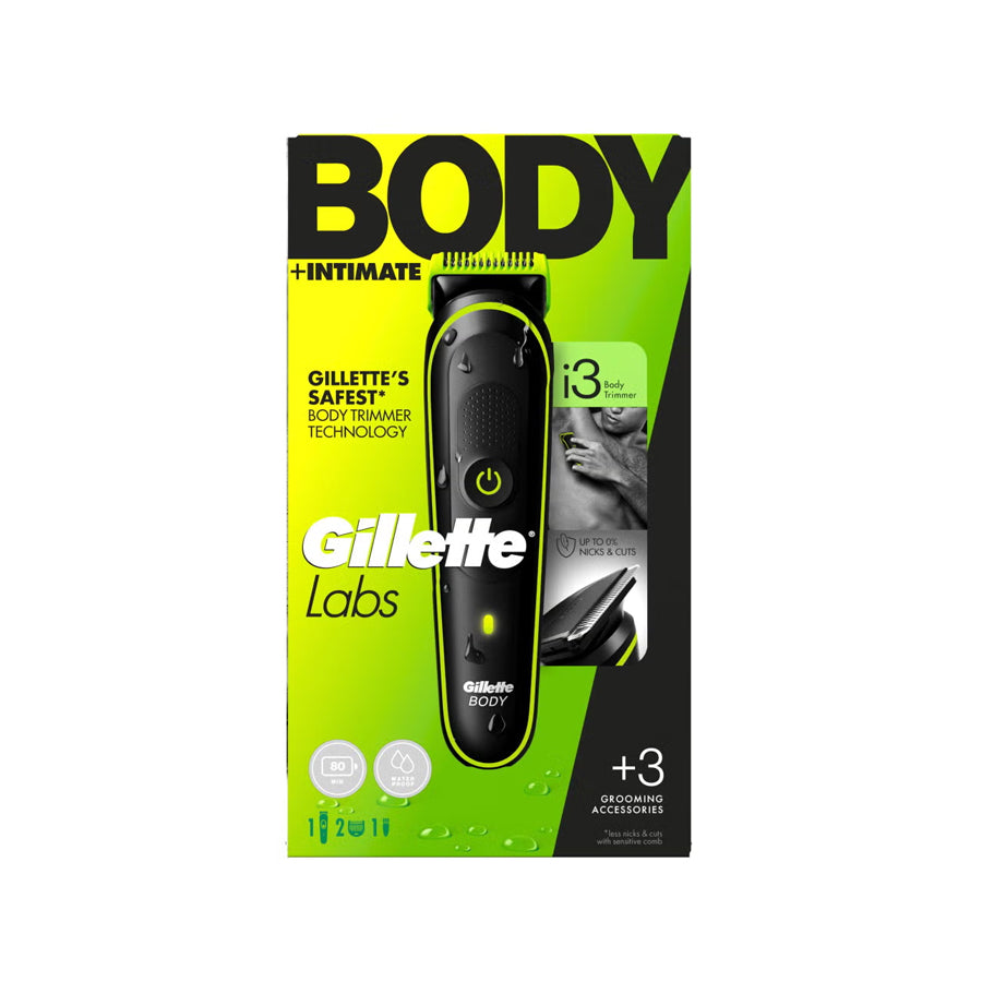 Gillette Labs Body+ Intimate i3 Hair Trimmer for Men