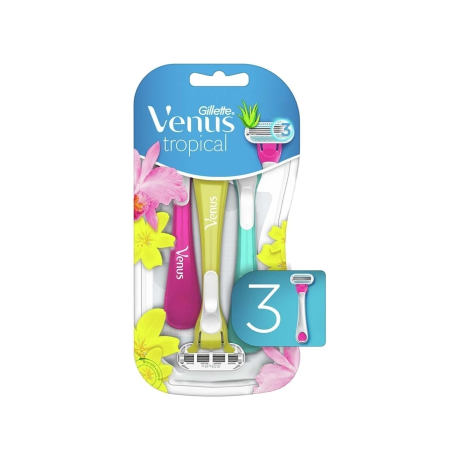 Gillette Venus Tropical Disposable Razors (3 Pack)