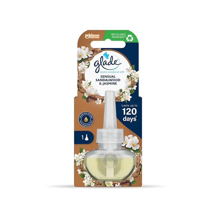 Glade Electric Scented Oil Refill: Sensual Sandalwood & Jasmine 20ml