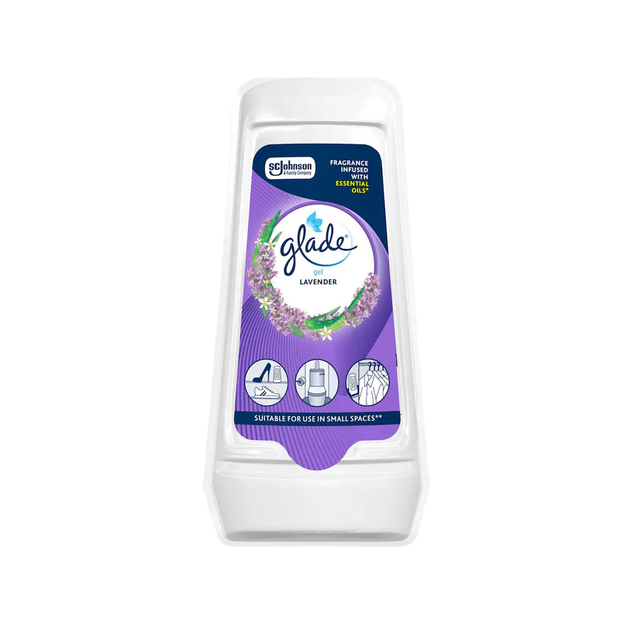 Glade Gel Fragrance Infused with Essential Oils: Lavender 150g