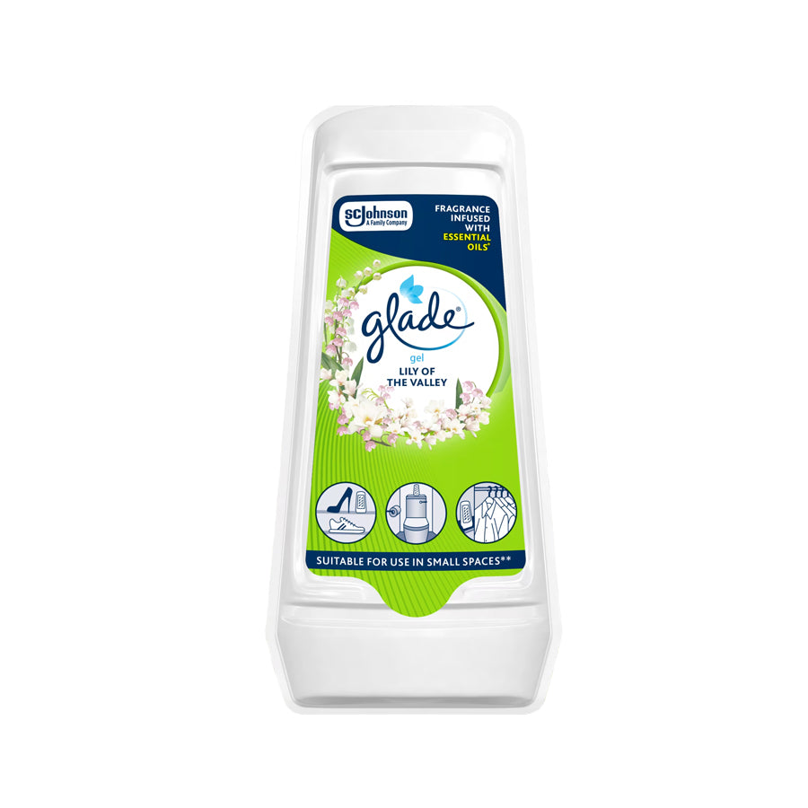 Glade Gel Fragrance Infused with Essential Oils: Lily of the Valley 150g