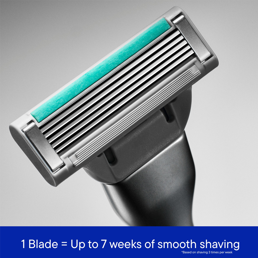 Harry’s Plus Advanced Pivoting Sytem 5-Blade Razor (includes 1 x Shaving Cartridge)