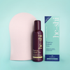 He-Shi Express Liquid Tan (Medium) 150ml & Tanning Mitt