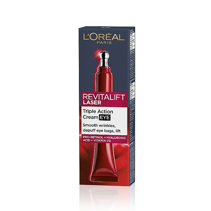 


      
      
        
        

        

          
          
          

          
            Loreal-paris
          

          
        
      

   

    
 L'Oréal Paris Revitalift Laser Triple Action Cream EYE 15ml - Price