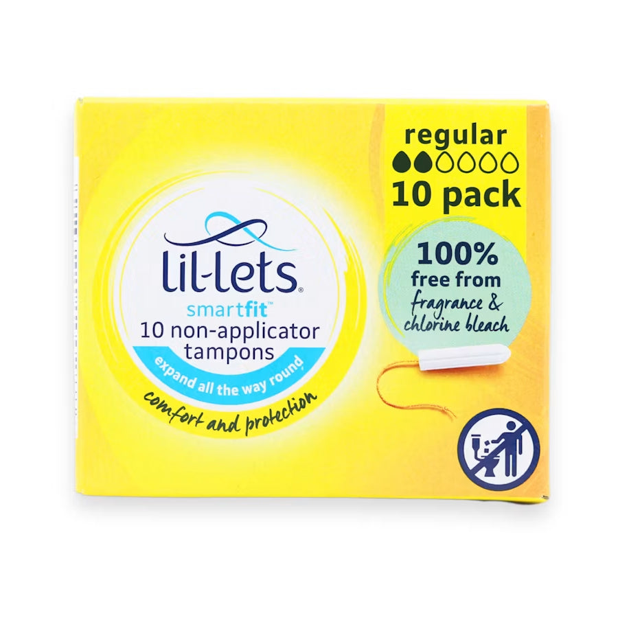 


      
      
      

   

    
 Lil-Lets Smartfit Non-Applicator Tampons Regular (10 Pack) - Price
