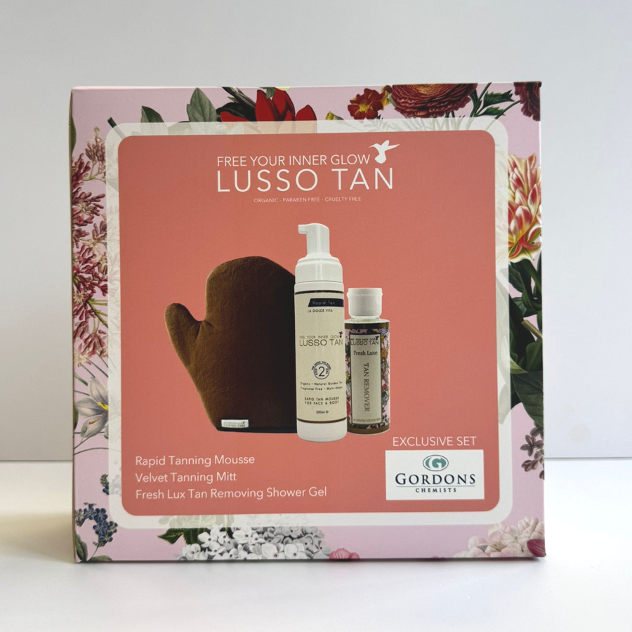 Lusso Tan x Gordons Chemists: Exclusive Self Tanning Gift Set