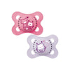 MAM Original Pure Soother 2-6 months (2 Pack) Girl
