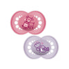 MAM Original Pure Soother 6+ months (2 Pack) Girl