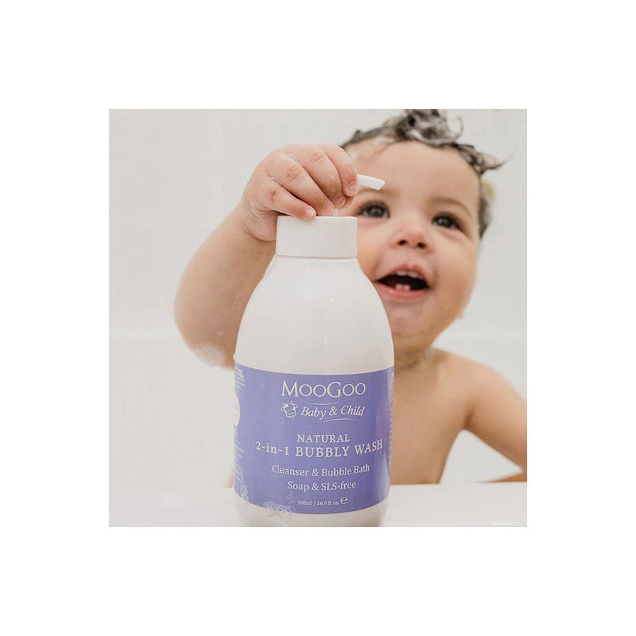 MooGoo Baby & Child 2-in-1 Bubbly Wash 500ml