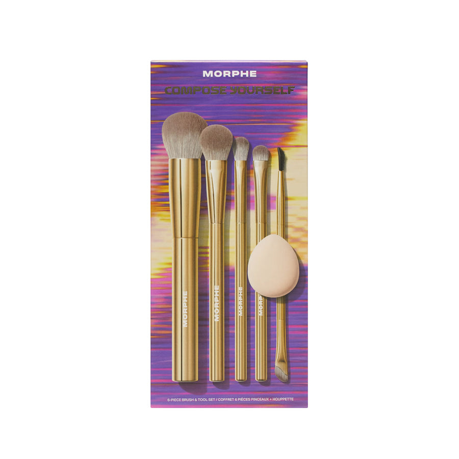 


      
      
        
        

        

          
          
          

          
            Morphe
          

          
        
      

   

    
 MORPHE Holiday Compose Yourself 6 Piece Makeup Brush & Tool Set - Price