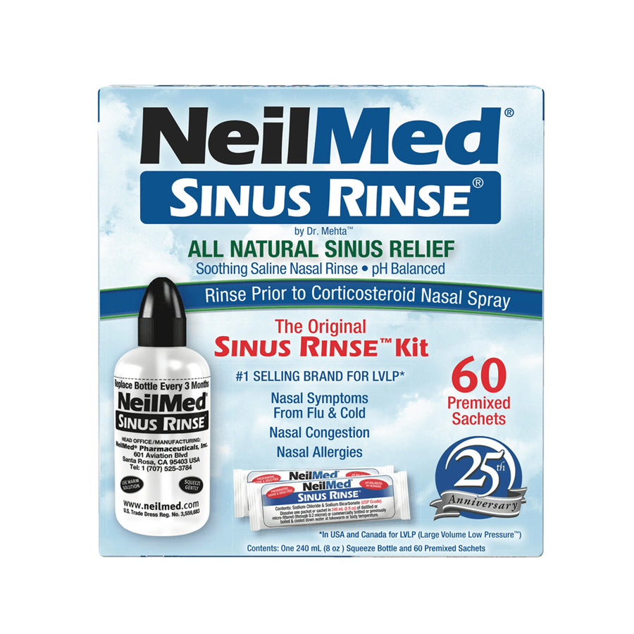 NeilMed Sinus Rinse: The Original Sinus Rinse Kit (60 Sachets)