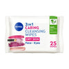 Nivea Biodegradable Cleansing Face Wipes Dry Skin (25 Pack)