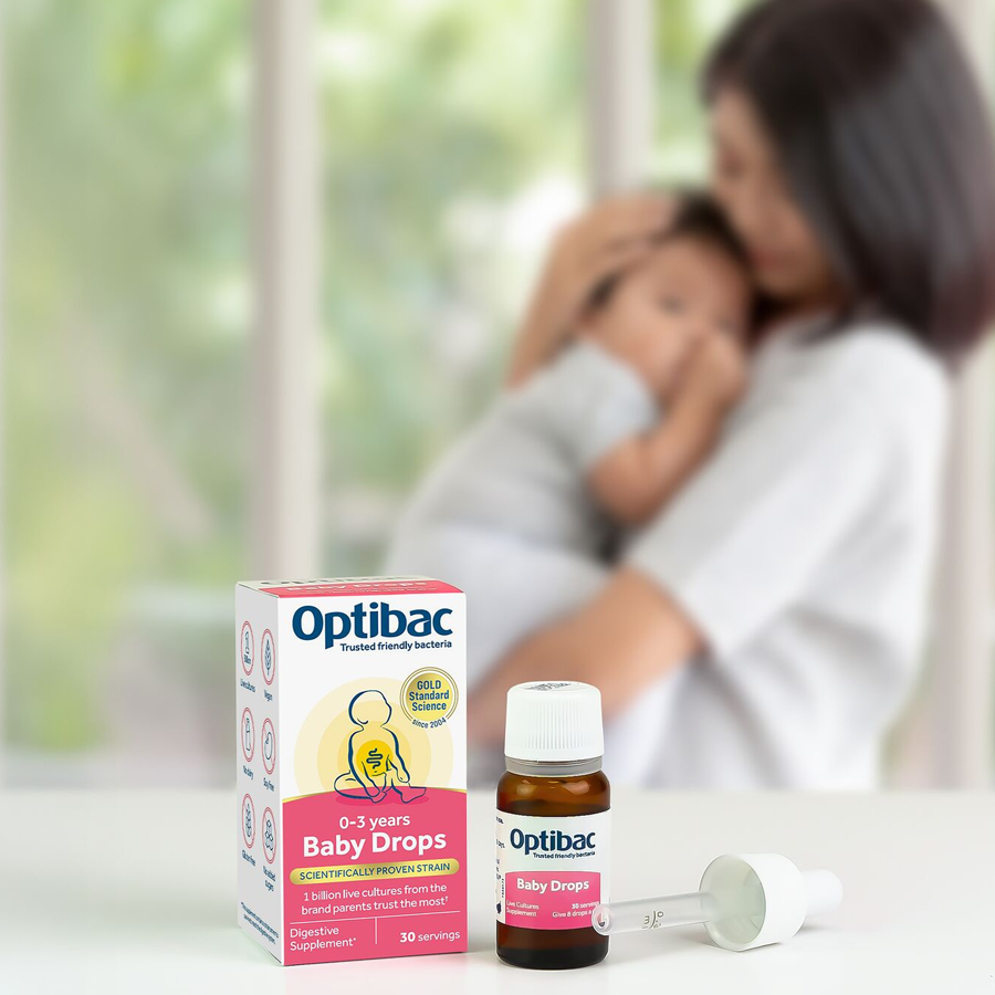 Optibac Probiotics 0-3 years Baby Drops (30 Servings)