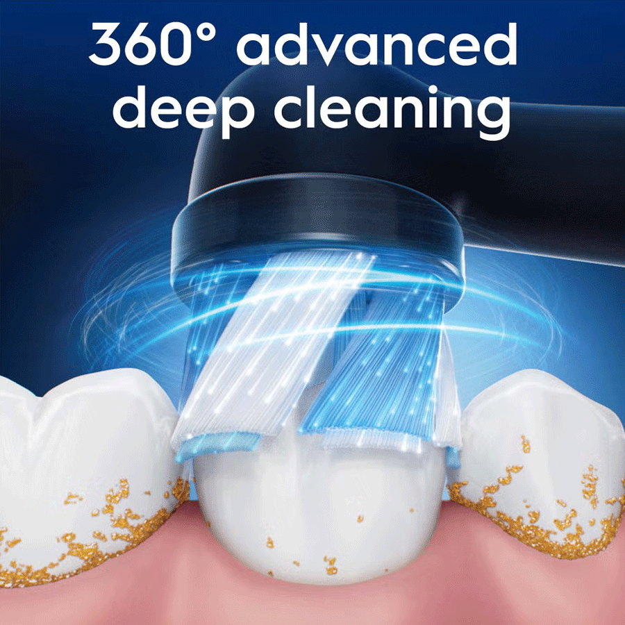 Oral-B iO Ultimate Clean Black Toothbrush Heads (2 Pack)
