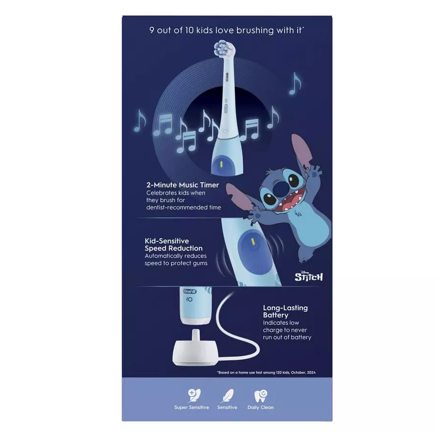 Oral-B iO Kids Electric Toothbrush: Disney Stitch