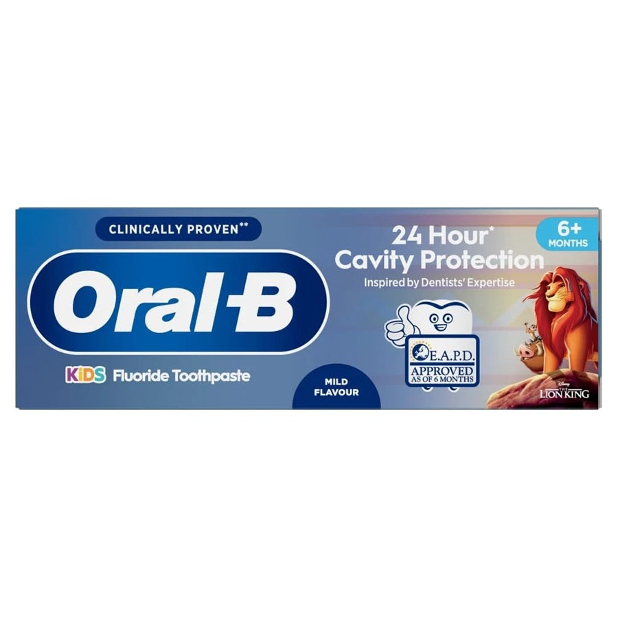 


      
      
        
        

        

          
          
          

          
            Oral-b
          

          
        
      

   

    
 Oral-B Kids Fluoride Toothpaste: Mild Flavour 6+ Months 60ml - Price